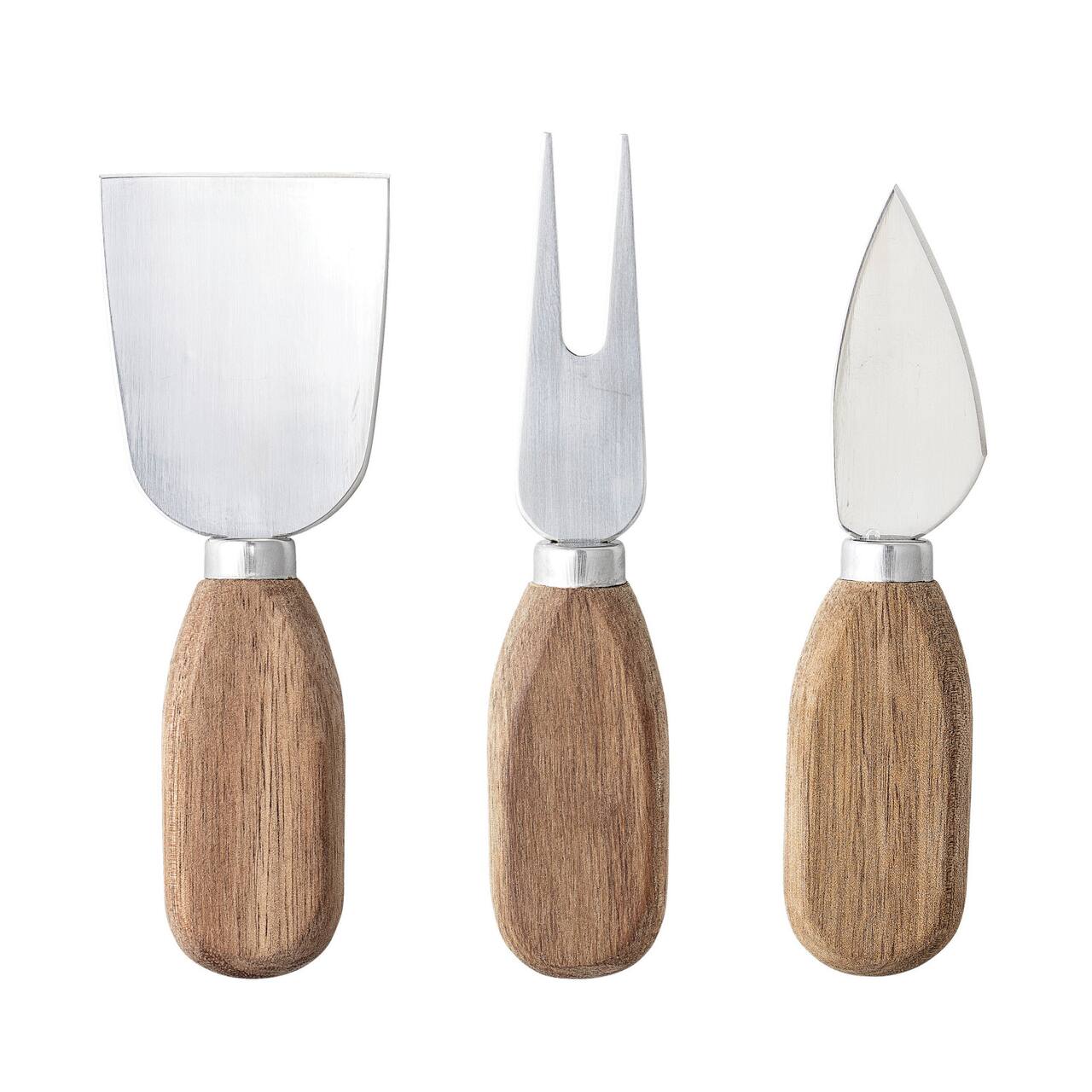 Hello Honey® Acacia Wood & Stainless Steel Cheese Utensil Set